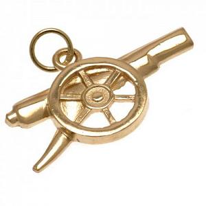 Arsenal FC 9ct Gold Pendant Cannon 1