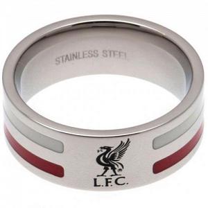 Liverpool FC Ring - Colour Stripe - Size U 1