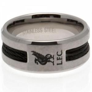 Liverpool FC Ring - Black Inlay - Size R 1