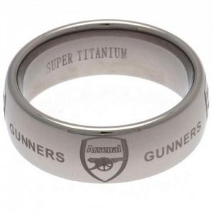 Arsenal FC Ring - Super Titanium - Size R 1