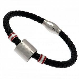 Arsenal FC Leather Bracelet - Colour Ring 1