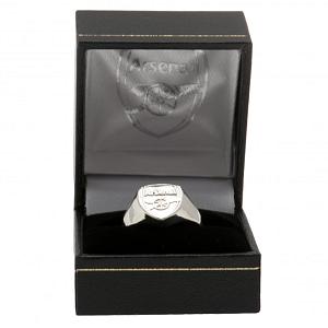 Arsenal FC Ring - Silver Plated - Size U 2