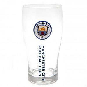 Manchester City FC Tulip Pint Glass 1