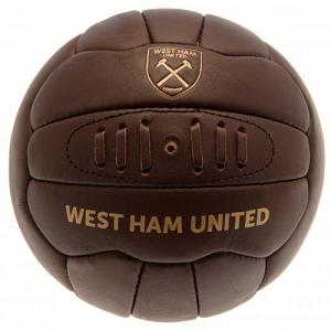 West Ham United FC Football Soccer Ball - Retro 1
