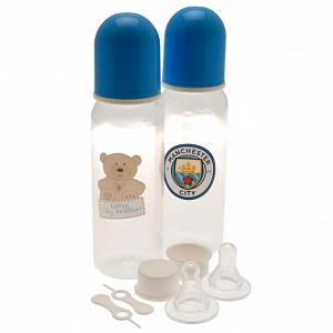 Manchester City FC 2pk Feeding Bottles 1
